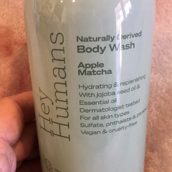 Hey Humans Scented Apple Matcha Naturally Derived Body Wash 14oz NWT vegan CF - Picture 2 of 16